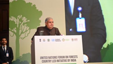 Photo of Vice-President’s Address at the valedictory ceremony of United Nations Forum on Forests- Country Led Initiative by India